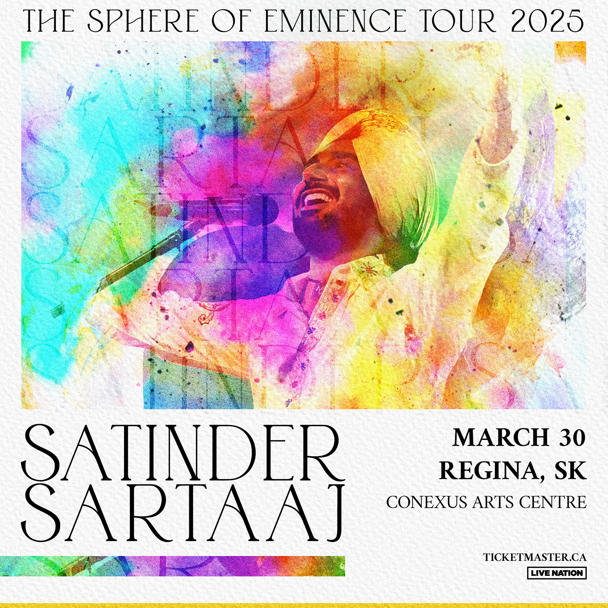 Static Digital 1080x1080 Satindersartaaj 2025 Regional Regina