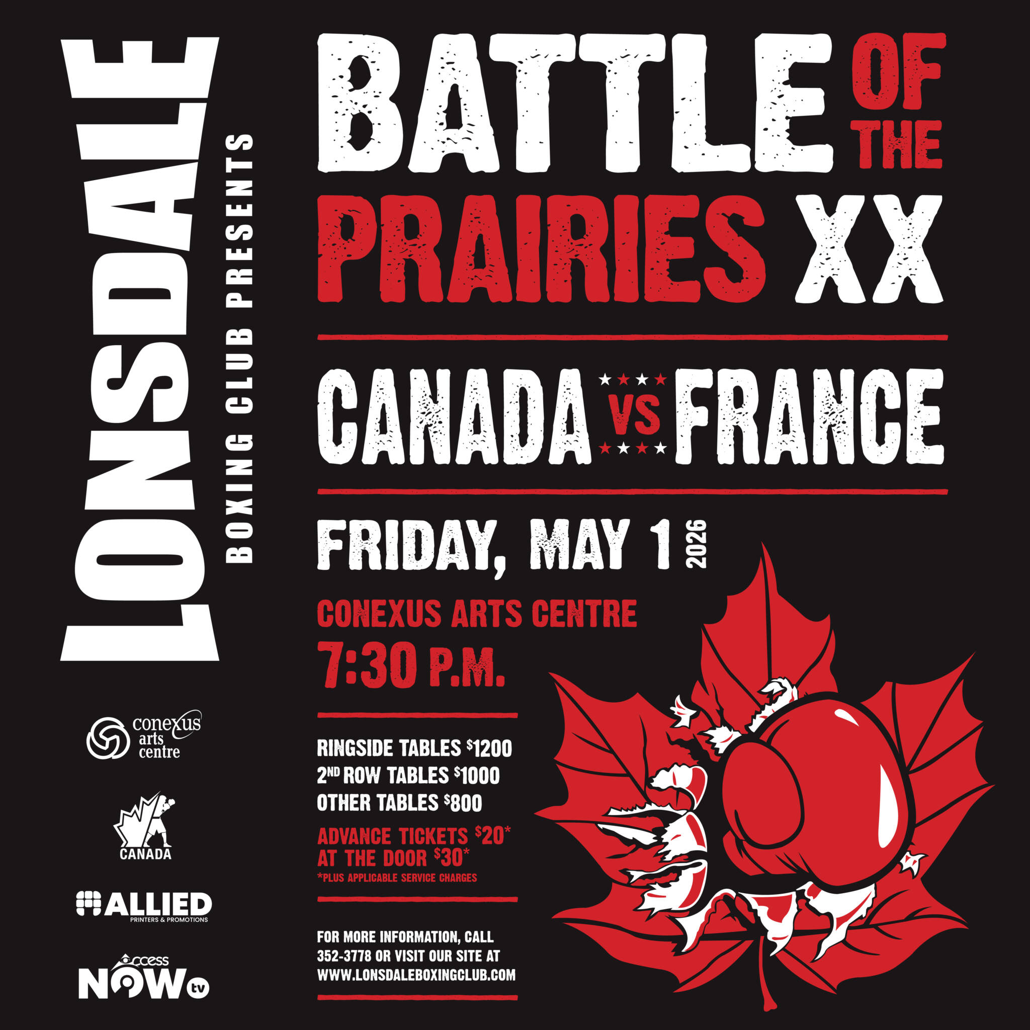 Battle of the Prairies! Friday May 1, 2026