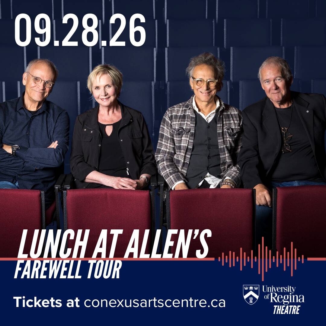 Lunch at Allen's coming to Conexus Arts Centre September 28