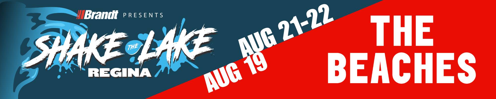 Shake the Lake and The Beaches, This summer at Conexus Arts Centre